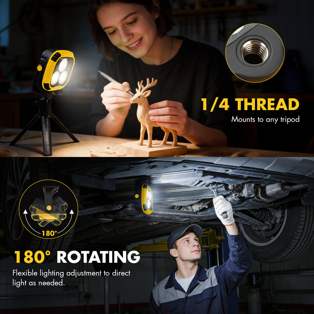 3COB Magnetic Work Light