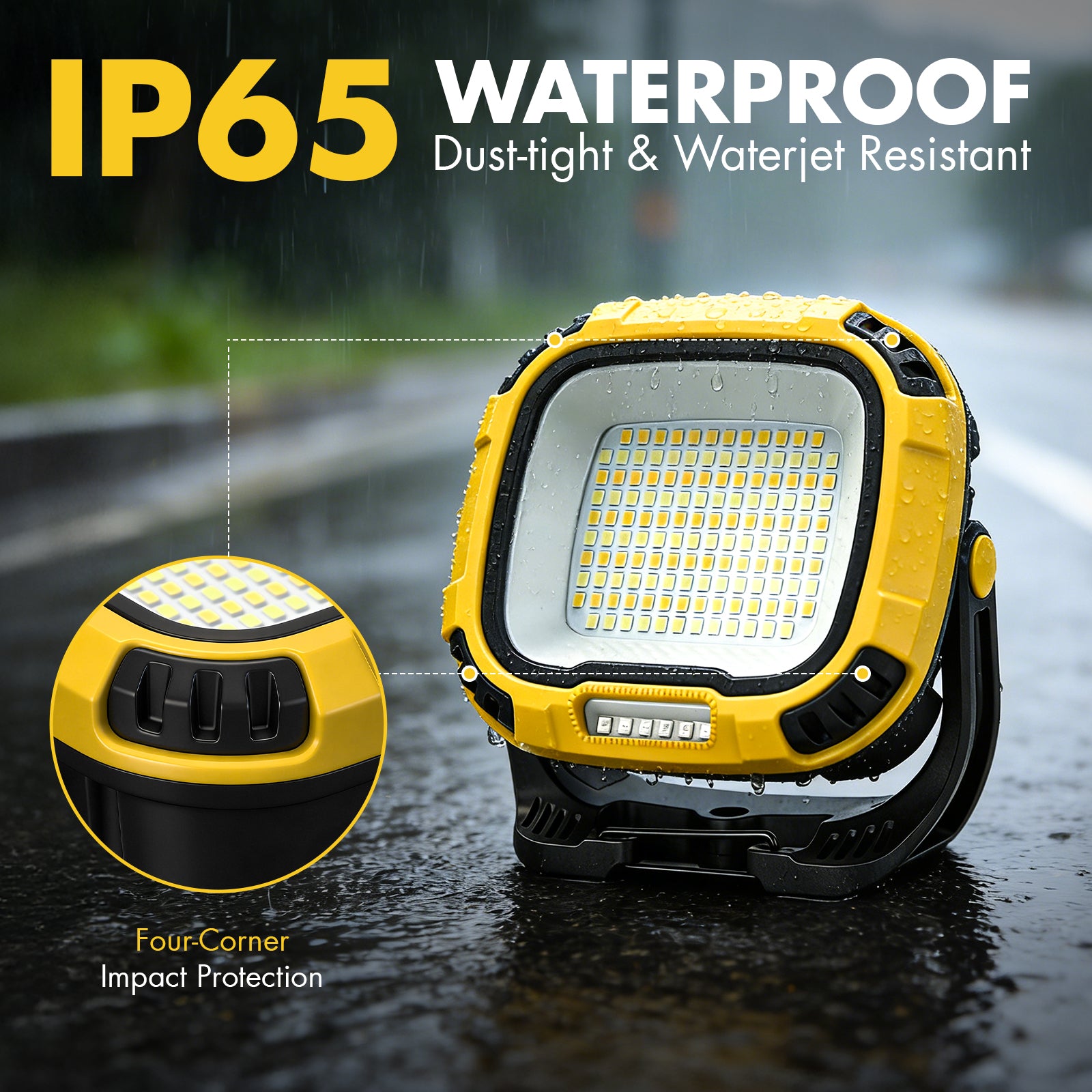 136-LED Magnetic Work Light