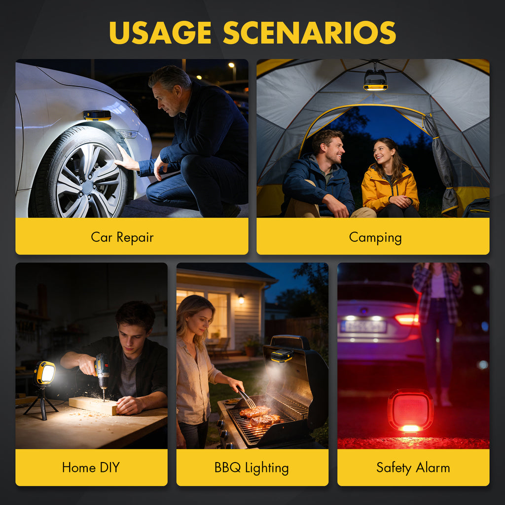 136-LED Magnetic Work Light