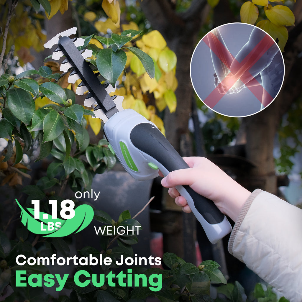 2-in-1 3.6V Cordless Hedge Trimmer