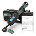 1/4 Torque Wrench Digital(1.1-22.2Ft.Lb) ±2% Accuracy Digital Torque Wrench 1/4 Drive with Buzzer and LED Flash Track Mode for Bike Moto Gunsmithing
