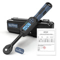 3/8 Torque Wrench Digital (2.21-44.25 Ft. Lb) ±2% Accuracy Digital Inch Pound Torque Wrench 3/8 Drive Ratchet with Buzzer LED Flash Track Mode for Bike Moto Auto