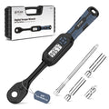 3/8 Torque Wrench Digital (5.02-99.6 Ft.Lb）±2% Accuracy Digital Spark Plug Socket & Tire Inch Pound Torque Wrench 3/8 Drive with Buzzer and LED Flash Notification Track Mode for Moto Auto Car